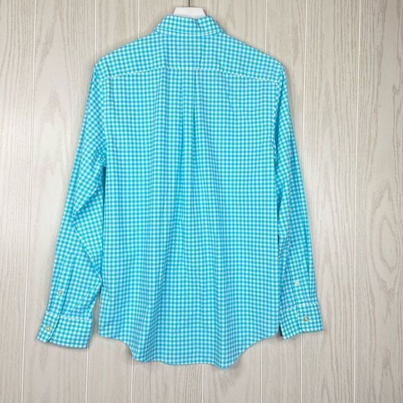Vineyard Vines Men's Murray Button Down Shirt Classic Fit Plaid Blue White Small - Picture 5 of 5